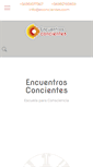 Mobile Screenshot of encuentrosconcientes.com
